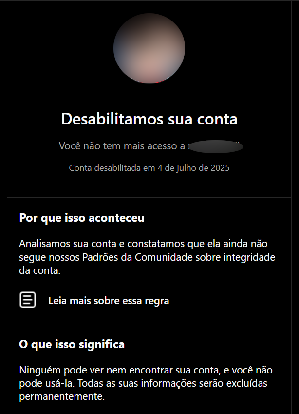 tk_sama's tweet photo. @instagram @Spotify Não é possível que estamos dando tanto poder pra uma empresa tão ditatorial quanto essa, que por um erro deles, todos somos punidos agressivamente sem chance de apelar e fica por isso mesmo. https://t.co/MqiNjfQtIi