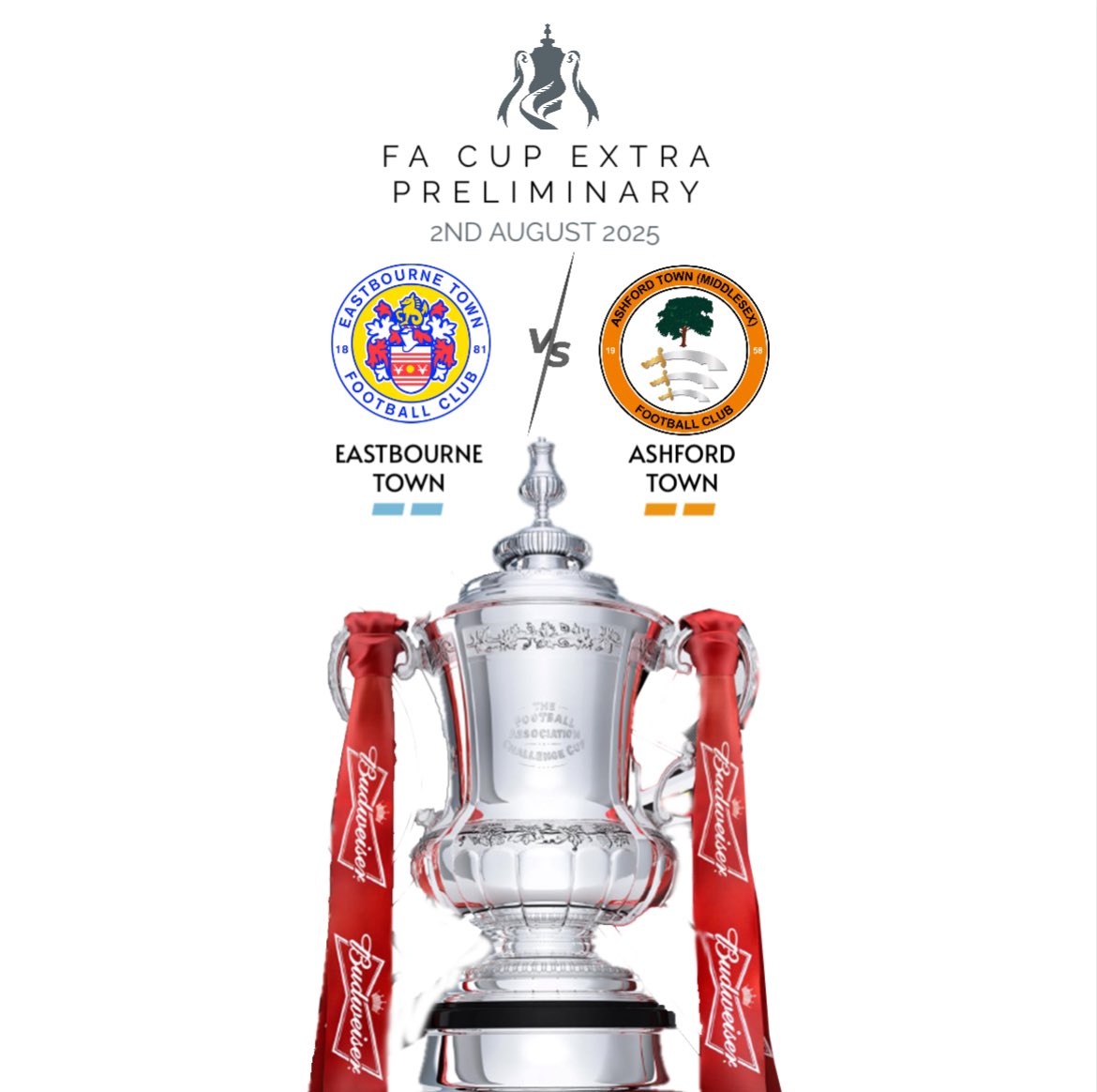🏆 FA CUP DRAW 🏆

A trip to <a href="/eastbournetfc/">Eastbourne Town FC</a> awaits us.
