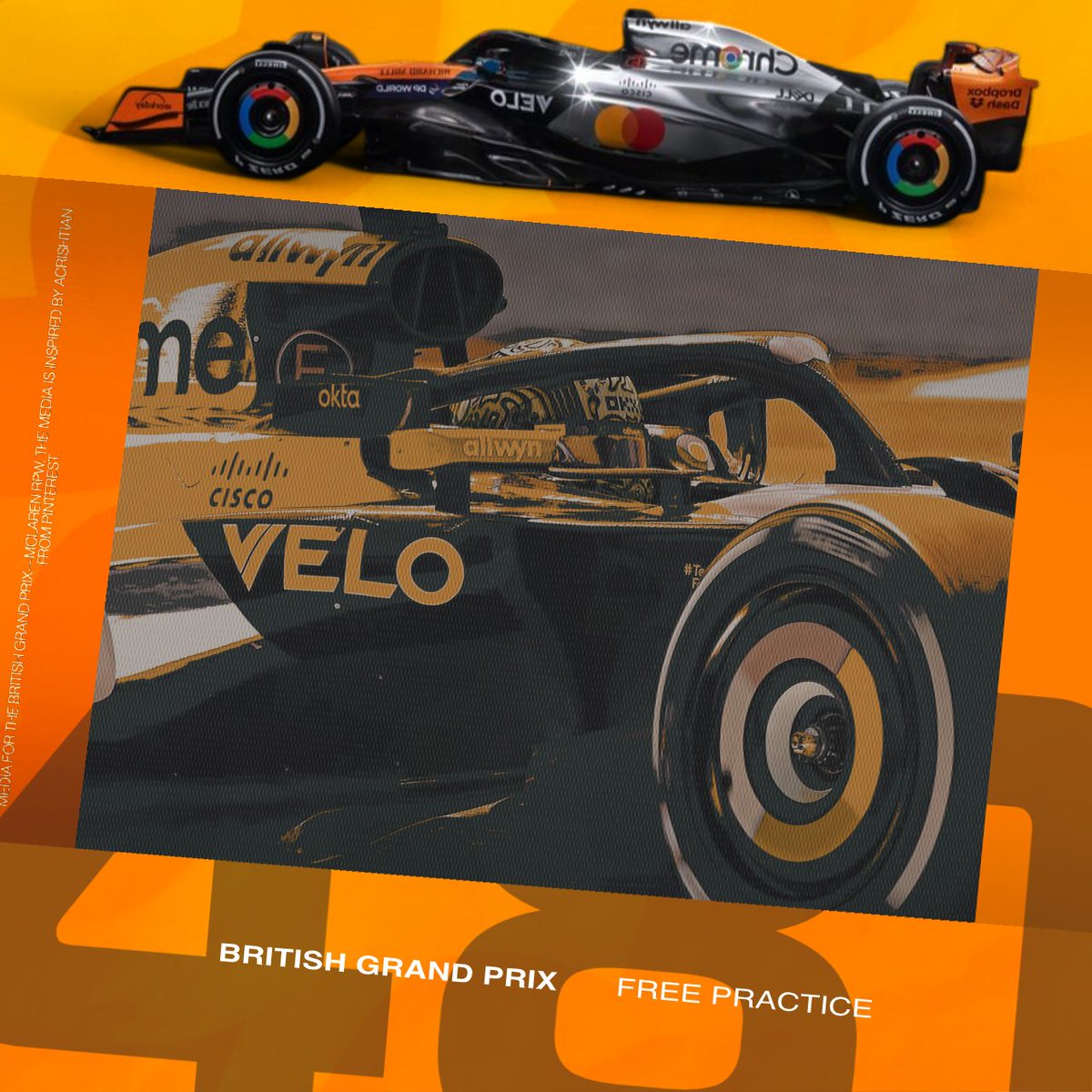 ⠀

FP1 wrapped up with a positive start for the McLarens at Silverstone! Our home hero De Loughrey and teammates Rivera/Añunuevo are showing off their newly designed cars. FP2 on the way!
⠀