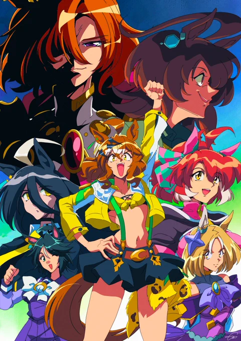 "Uma Musume: Pretty Derby is a passionate story full of laughs, tears, and charm! Who's your favorite Uma Musume? Let's train them well and enjoy a great trainer life-together! Now, I'm off to a deserted island. #umamusume #umamusumeprettyderby