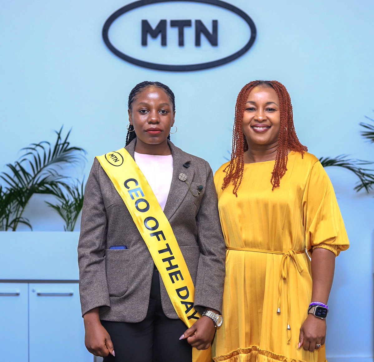 MTN Uganda (@mtnug) on Twitter photo Stepping into the CEOβs shoes for a day at MTN Uganda with guidance from our very own <a href="/sylmulinge/">Sylvia Mulinge M.B.S</a>.
#MTNCEOofTheDay | #UnstoppableYou Stepping into the CEOβs shoes for a day at MTN Uganda with guidance from our very own <a href="/sylmulinge/">Sylvia Mulinge M.B.S</a>.
#MTNCEOofTheDay | #UnstoppableYou