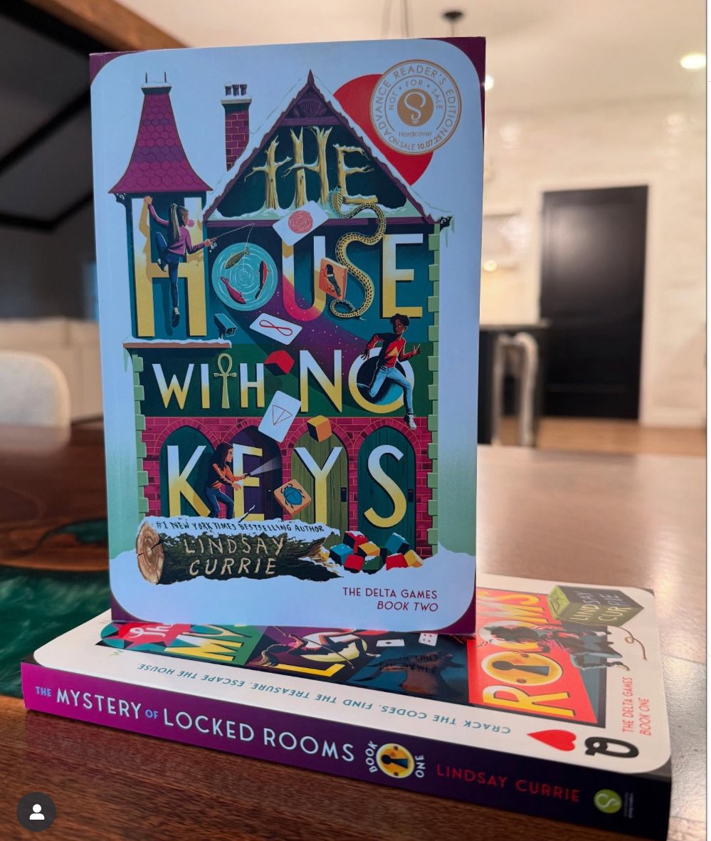 Melanie Dulaney (@dulaney_melanie) on Twitter photo I love it when the sequel is just as terrific as the series opener! <a href="/lindsayncurrie/">Lindsay Currie</a> exciting escape rooms are deliciously described & The Deltas teamwork admirable as they solve a few personal challenges, too! <a href="/SBKSLibrary/">Sourcebooks Library</a> #TheHouseWithNoKeys I love it when the sequel is just as terrific as the series opener! <a href="/lindsayncurrie/">Lindsay Currie</a> exciting escape rooms are deliciously described & The Deltas teamwork admirable as they solve a few personal challenges, too! <a href="/SBKSLibrary/">Sourcebooks Library</a> #TheHouseWithNoKeys