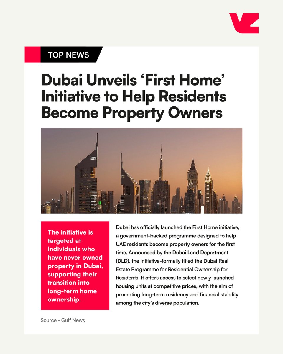 What just launched—and why it matters for every long-term Dubai resident

The Dubai Land Department has introduced the ‘First Home’ initiative — a new government-backed programme to help residents purchase property in Dubai for the first time.