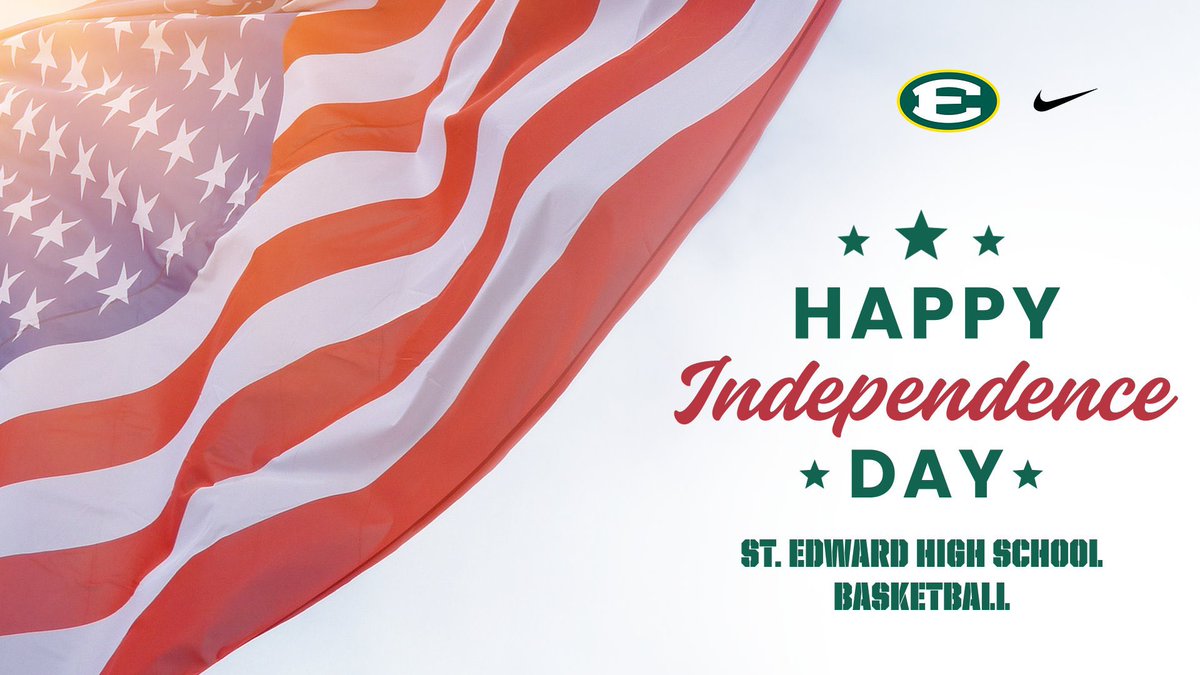🇺🇸 “America is another name for opportunity.” – Ralph Waldo Emerson
Happy Independence Day from St. Edward Basketball!
Today, we honor the freedoms that open doors and the dreams that drive us forward. Wishing you all a safe and inspiring 4th of July!
#EDSUP #BUILTDIFFERENT
