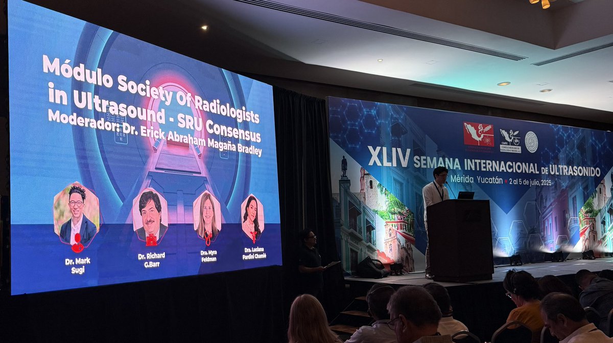 nirvidahiya's tweet image. .@sruradiology Ambassadors and other faculty at the international week of Ultrasound, Merida, Mexico.  Mark Sugi, Myra Feldman ! #Radiology #Ultrasound.