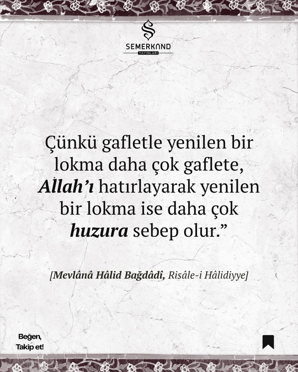 Lokmadan Huzura

#mevlanahalid #tasavvuf #nakşibendilik #huzur