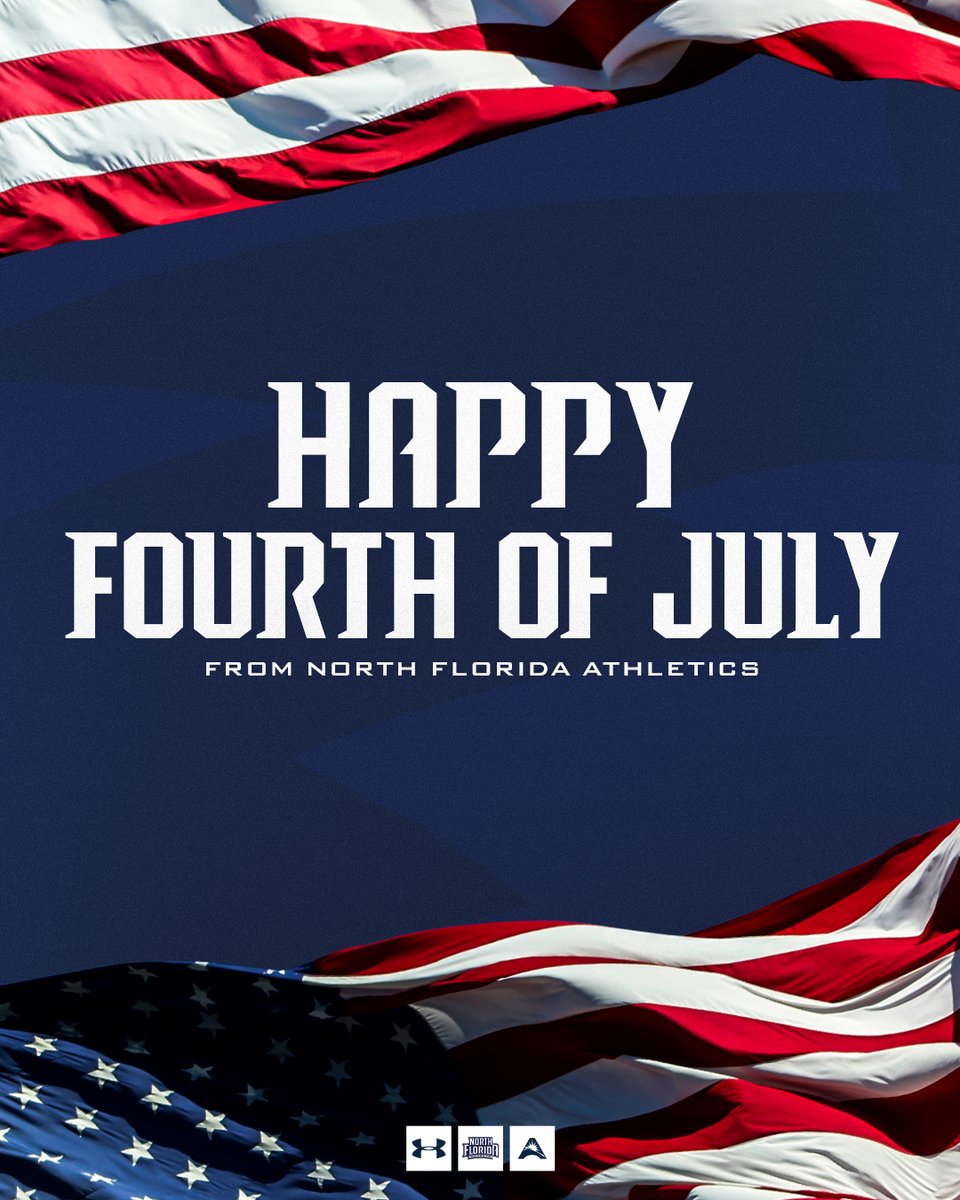 UNFOspreys's tweet image. Happy Fourth of July from North Florida Athletics! 🇺🇸
#SWOOP