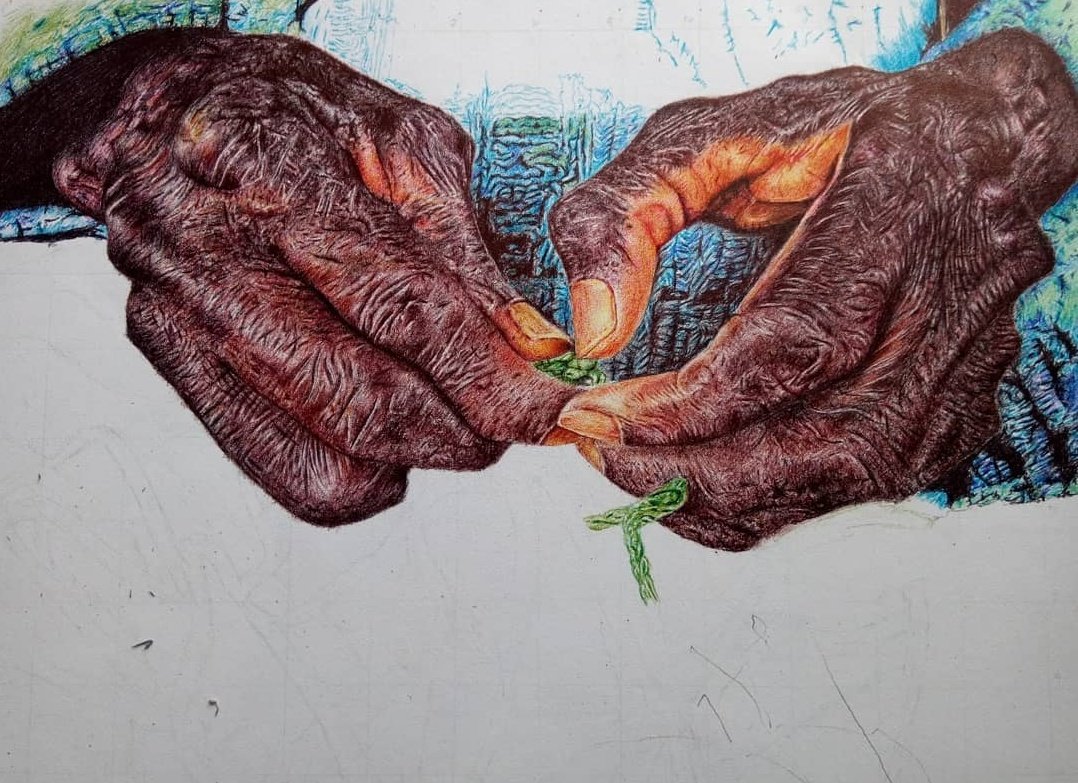 My hand Art