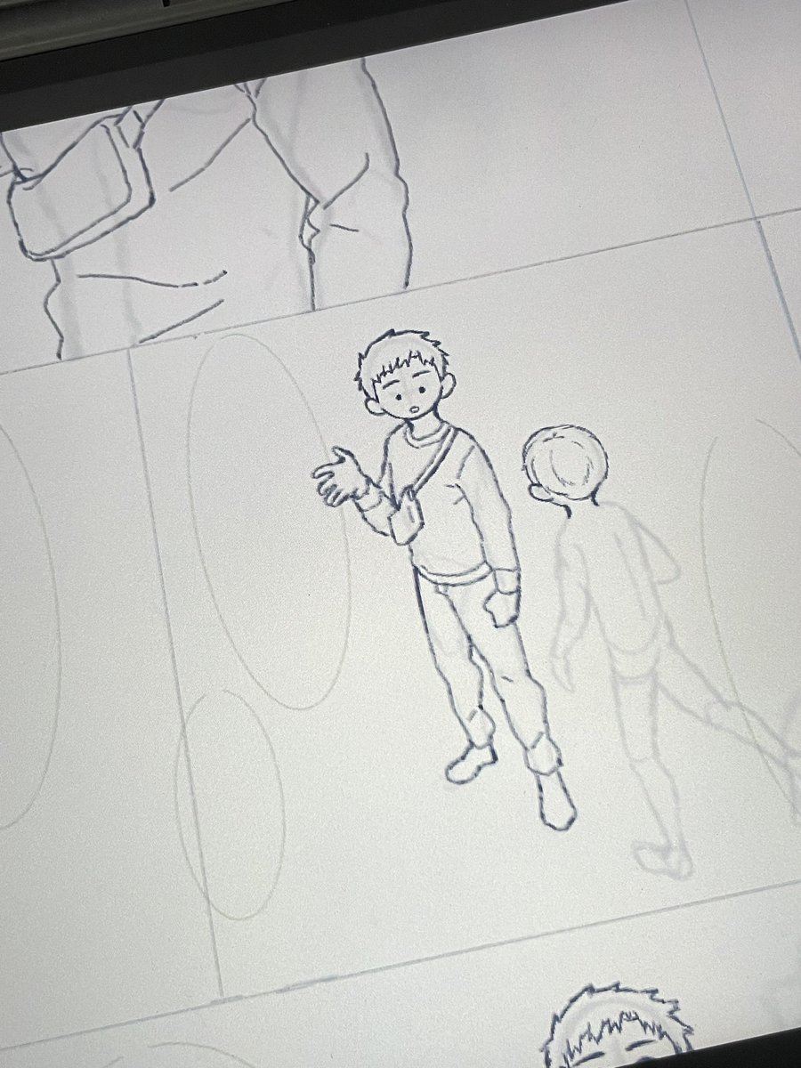 漫画進捗_デフォルメが丁度いい