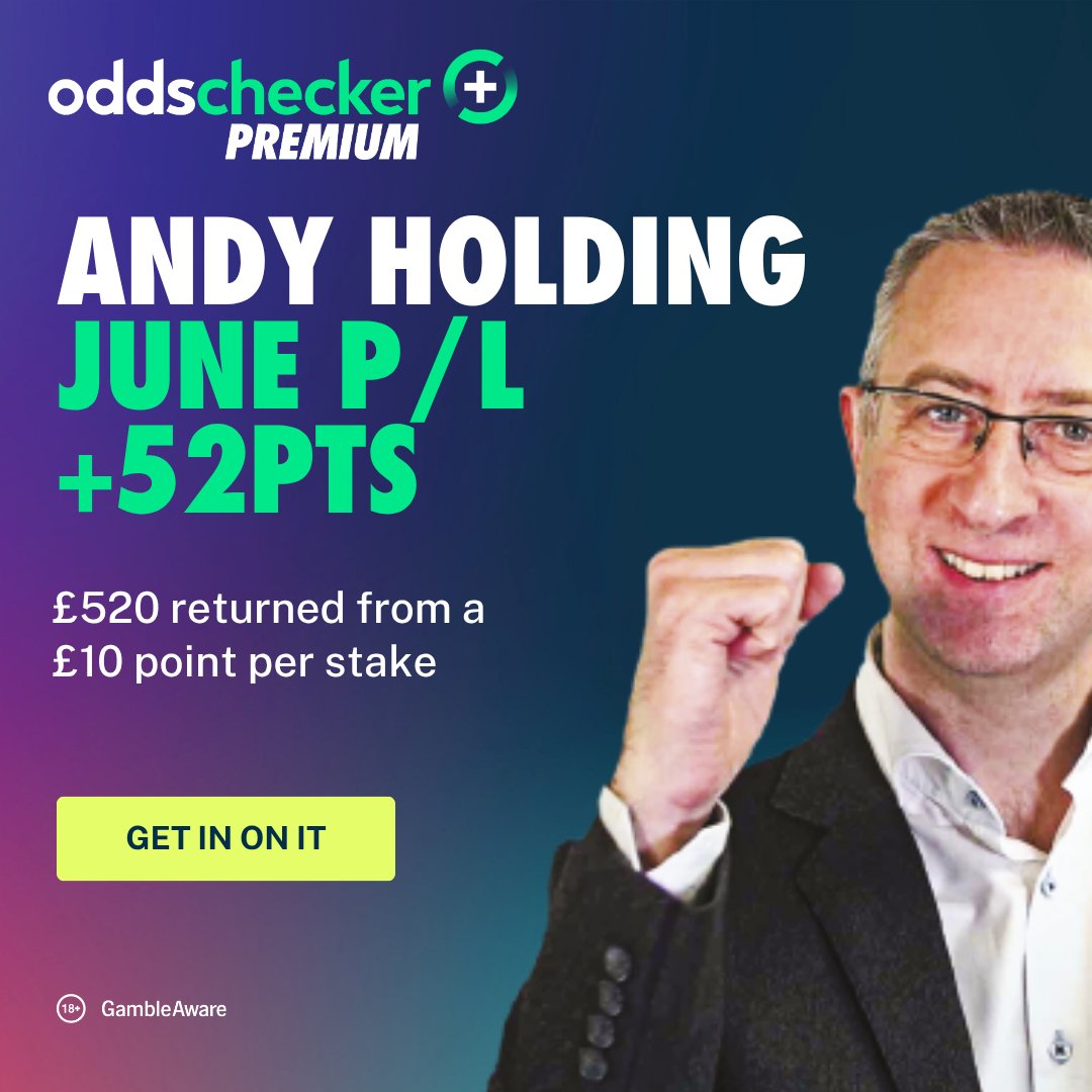 oddschecker (@oddschecker) on Twitter photo 🔥 <a href="/holding_andy/">Andy Holding</a> finished June +52pts up!
That's £520 returned from a £10 per point stake. 🤩
oddschecker+ Premium subscribers can access his Saturday tips below 👇
oddschecker.com/tips/andy-hold… 🔥 <a href="/holding_andy/">Andy Holding</a> finished June +52pts up!
That's £520 returned from a £10 per point stake. 🤩
oddschecker+ Premium subscribers can access his Saturday tips below 👇
oddschecker.com/tips/andy-hold…