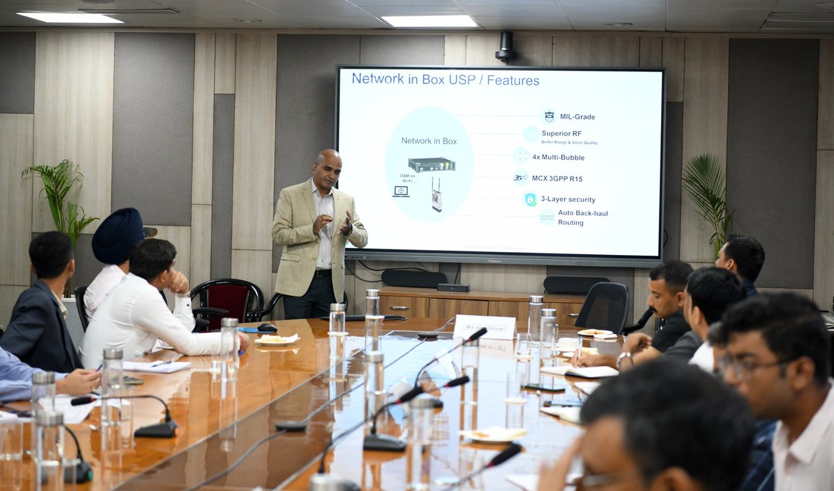 BPRDIndia's tweet image. BPR&D with Industry partners conducted a product demonstration/presentation attended by over 40 Officers from State Police, CAPFs and CPOs which was chaired by ADG BPR&D. 07 firms showcased products and technologies for their potential use by LEAs in proactive policing.