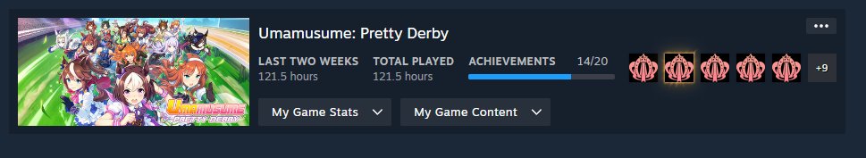 NooKSTYLE's tweet photo. อ า ก า ร ติ ด ม้ า ...

#เปิดมา9วัน #เล่นไป120ชั่วโมง
#UmaMusumePrettyDerby https://t.co/qKVd5XByUo