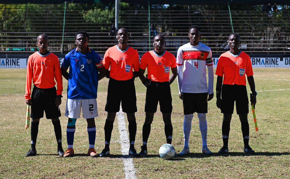 COSAFAMEDIA's tweet photo. Full Time β±οΈ
π³π¦ 0οΈβ£ β 1οΈβ£ π¦π΄
Danilson Cundulaβs early strike seals the win for Angola in this Region 5 U20 Menβs showdown! π₯β½οΈ
Hage Geingob ποΈ
#COSAFAU20MEN #NamibiaU20 #AngolaU20 #Region5Games https://t.co/9A5oRrz3ut