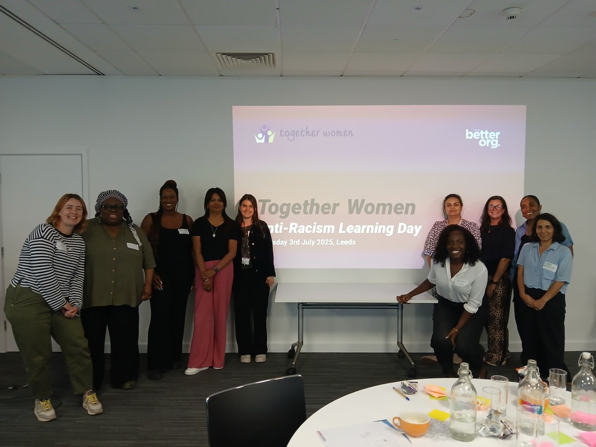 togetherwomen's tweet photo. Yesterday, our entire team took part in an anti-racism training day, because we're dedicated to creating and maintaining an actively anti-racist organisation not just for the women we support but throughout everything we do.

A big thanks to The Better Org for facilitating!🌟 https://t.co/CkhPSwQFy1