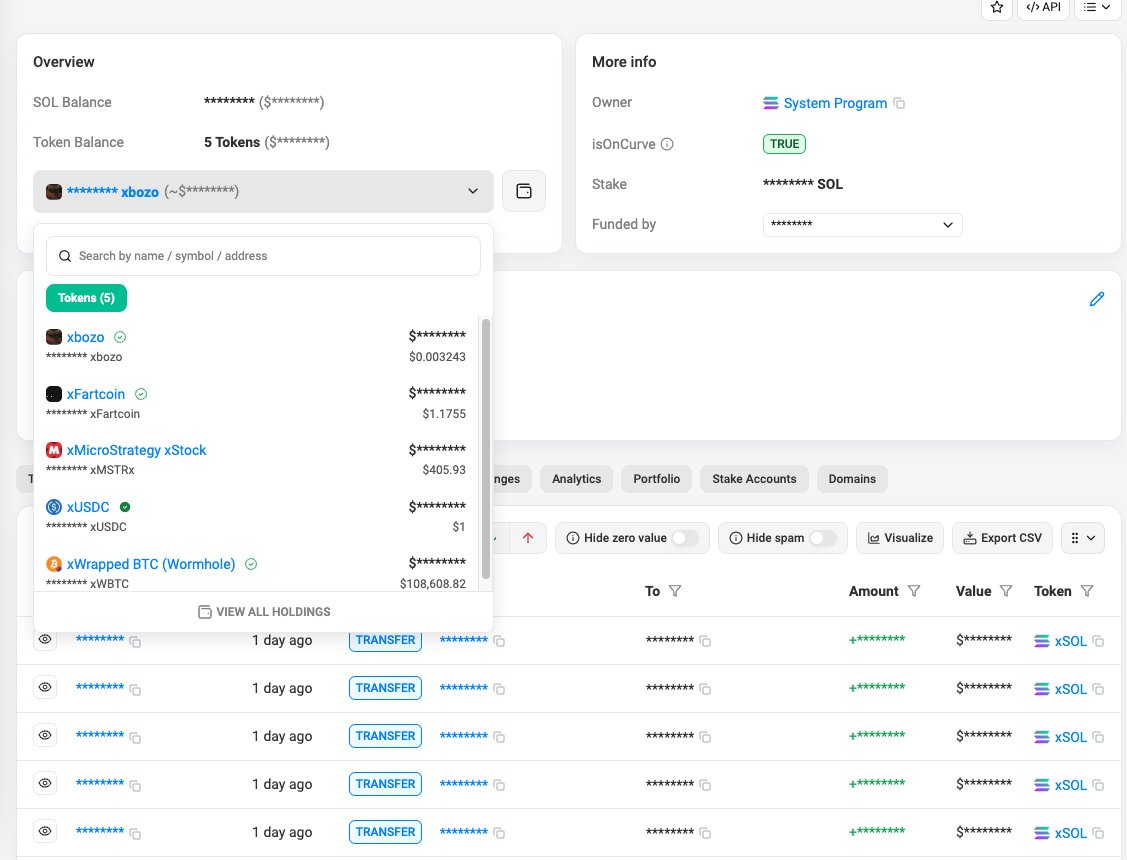 Solana is the leader in internet capital markets and now, also the leader in;

Private Blockchain Banking.

Made possible with <a href="/BozoBenk/">The Bozo Benk 🏦</a>'s xTokens technology.

Send, receive and store your wealth in complete confidentiality, legally and with full custody, all on <a href="/solana/">Solana</a>.

The