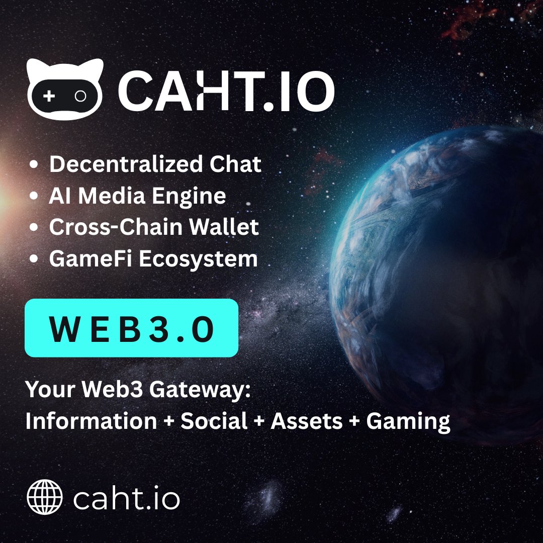 🚀Ready for Web3?
Private chats, AI assistants, cross-chain wallets &amp; GameFi.
It’s all here. 👉 caht.io