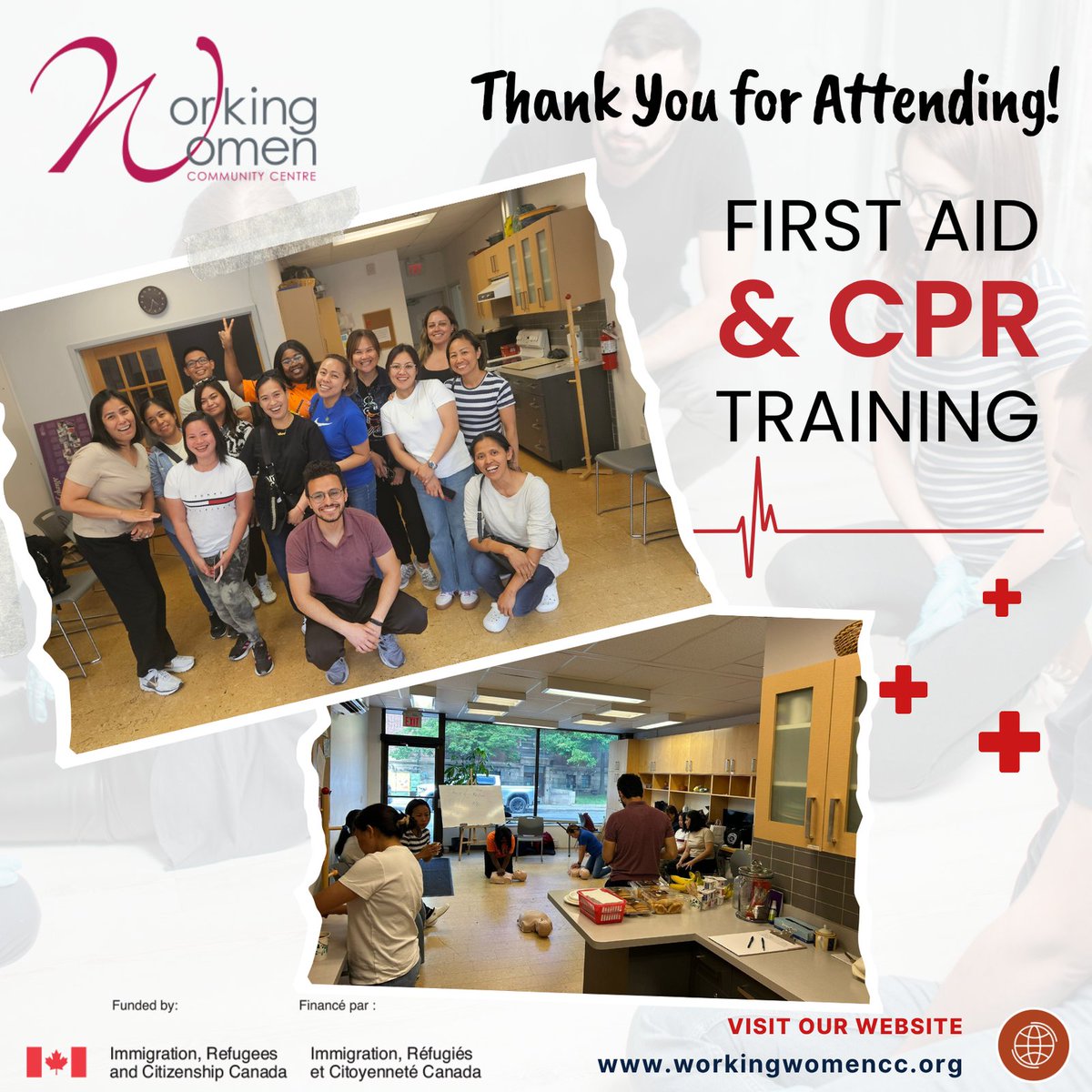 We recently hosted a CPR &amp; First Aid Training for Home Care Workers—an important step in building life-saving skills. 💪
Thanks to all who joined us!

✅ More free sessions coming soon
📲 Follow us &amp; sign up for updates:
🔗 clientportal.workingwomencc.org/subscribe