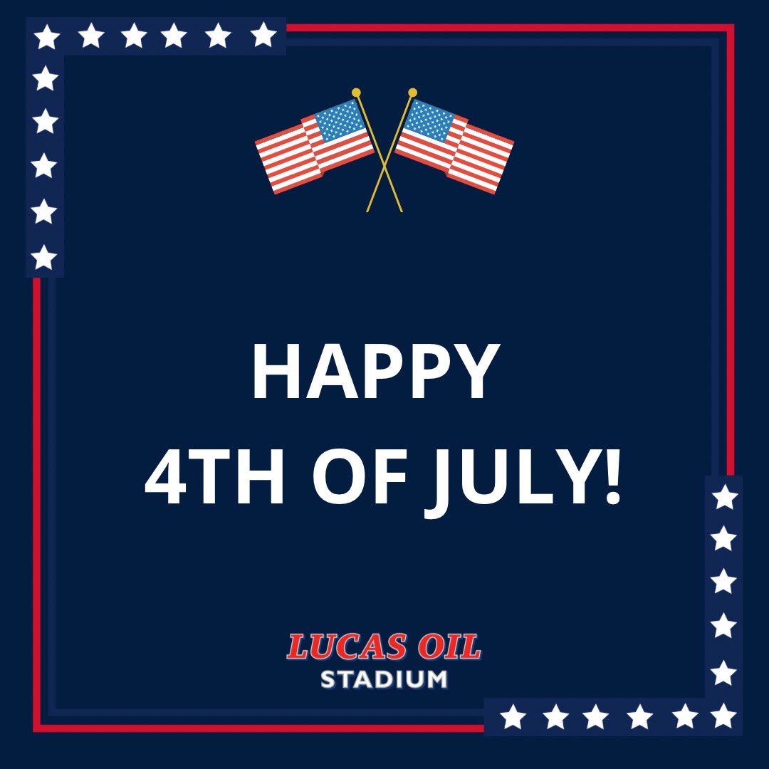 LucasOilStadium's tweet image. 🎇 Happy 249th America! ❤️🎂🩵

#4thOfJuly #LucasOilStadium #IndependenceDay