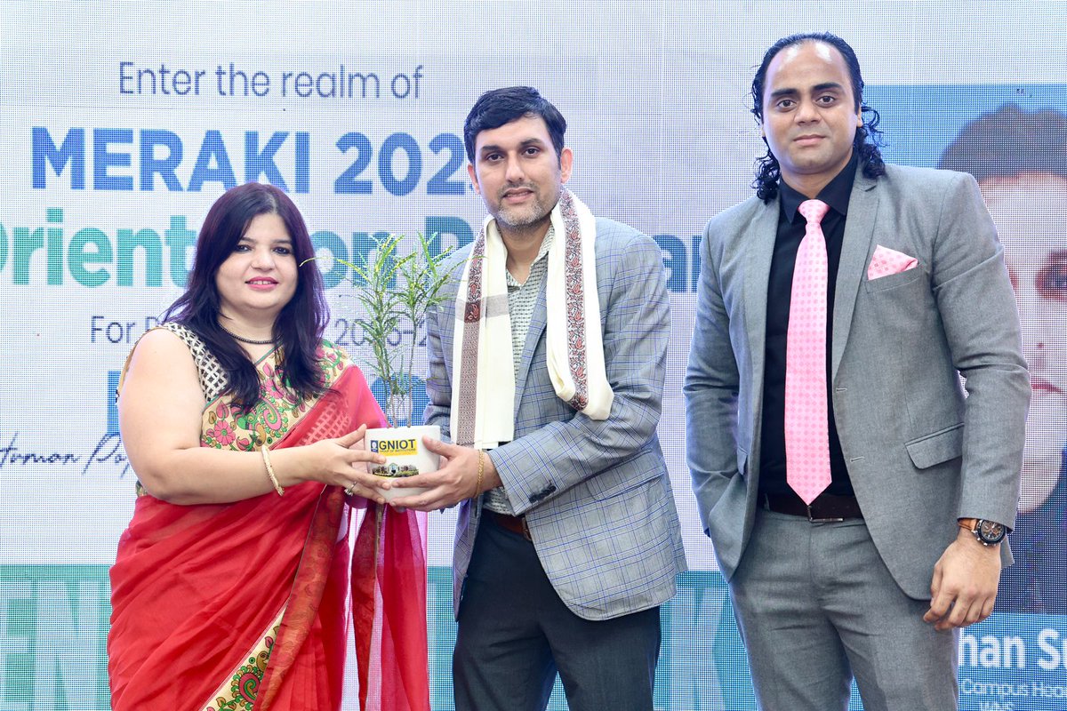 GNIOTCollege's tweet photo. GIMS Greater Noida kickstarted MERAKI 2025 with a power-packed session on HR 5.0: Human Potential Meets Digital Intelligence 💡 Industry leaders from JIO, LinkedIn, Genpact, Airtel & more shared game-changing insights on the future of HR.
#MERAKI2025 #HR5_0 #GIMS #PGDM https://t.co/G24wEtciC2