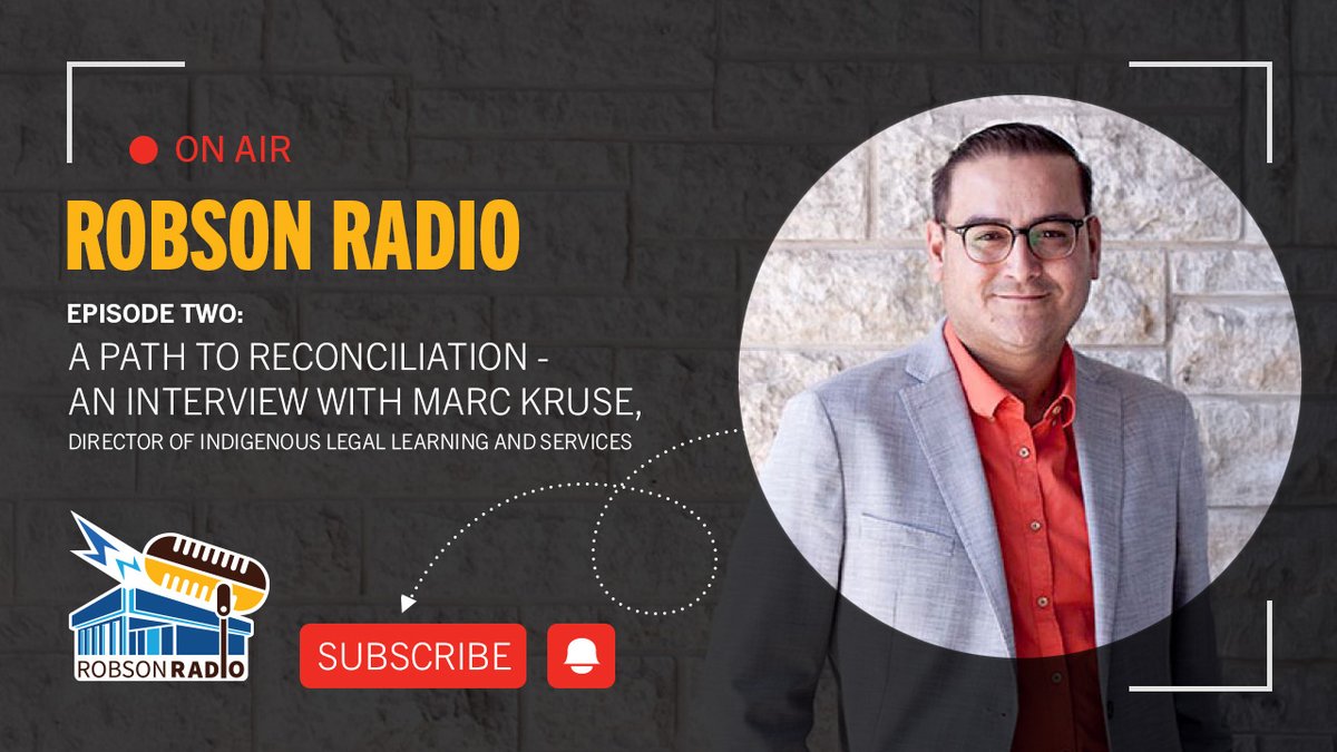 The Faculty of Law is pleased to share Robson Radio Podcast Episode 2 featuring an interview with Marc Kruse, Director of Legal Learning and Services.
youtu.be/1VBb12Dgg8E