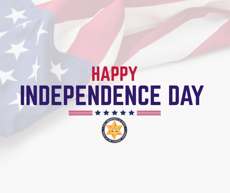 AGIowa's tweet image. Wishing you a happy 4th of July weekend!