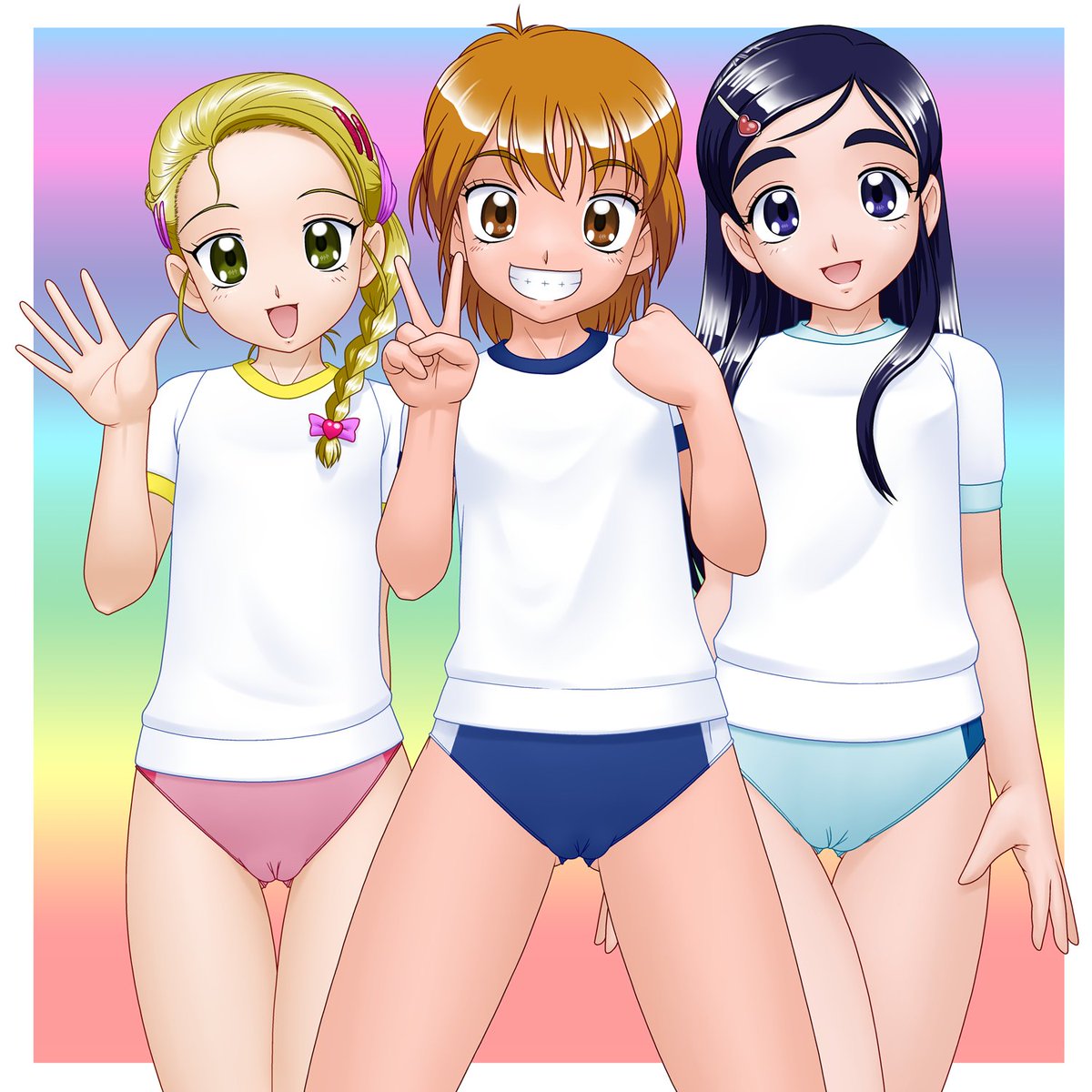 #見た人もなにか無言でブルマ女子をあげる 