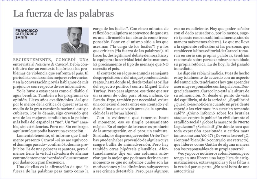 Juan David Correa (@jdcorreau) on Twitter photo Otra idea más para una reflexión seria de los medios empresariales de Colombia. <a href="/fgutierrezsanin/">franciscogutierrezs</a> Otra idea más para una reflexión seria de los medios empresariales de Colombia. <a href="/fgutierrezsanin/">franciscogutierrezs</a>