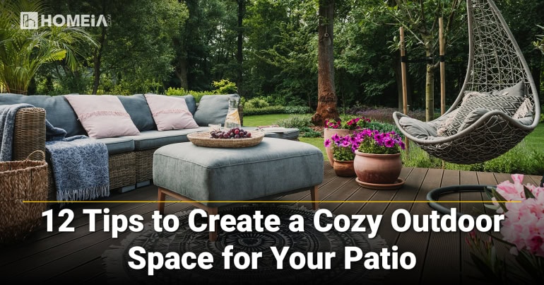 While cozying up your outdoor space may sound a bit daunting, but it doesn’t have to be. We’ve done the legwork for you -read on to discover our list of 12 tips to consider when creating a cozy outdoor space for your patio.
homeia.com/tips-to-create…