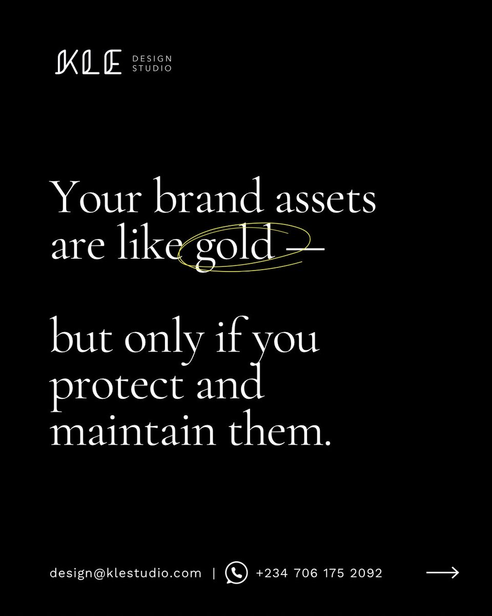 kleDesignStudio's tweet photo. Your brand assets are only as strong as your process.
✔ Back them up
✔ Stay consistent
✔ Train your team
✔ Keep them current
Neglect weakens your brand.
Protect it. Begin today.

#brand #branding #brandmanagement #branddesign #brandassets https://t.co/244liyPx6x