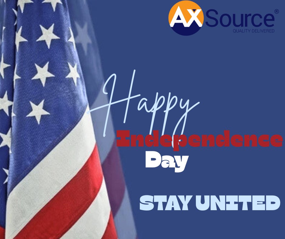 axsource's tweet image. Proud to celebrate strength, freedom, and progress this holiday week.
#July4th #HolidayWeek #StrongerTogether #CelebrateSuccess #AXSource