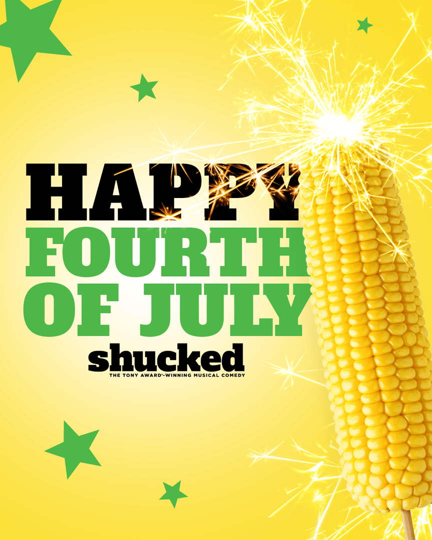 Just popping by to wish you and yours a Happy 4th! 🌽 🎆