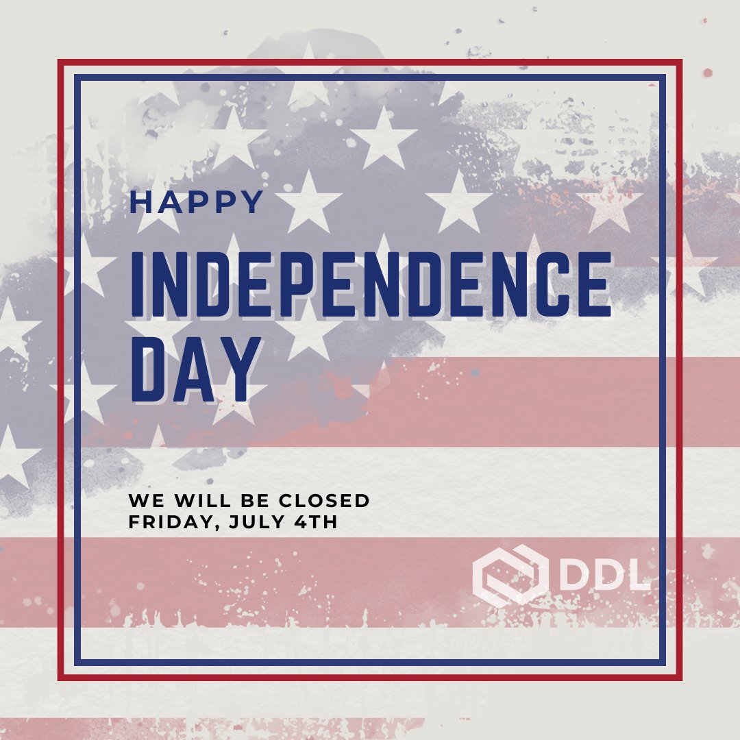 We’re closed today in honor of Independence Day. However you celebrate, we hope it’s meaningful and memorable. Take a moment to reflect on the freedom and unity this day represents — and enjoy safely with family and friends. #IndependenceDay #CelebrateAmerica #RedWhiteandBlue