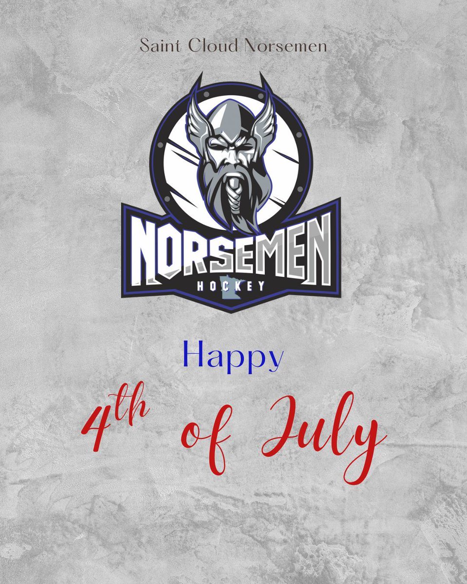 Happy Fourth of July from your Saint Cloud Norsemen!!

 #wethenorse #nahlhockey #norsemen #norsemenhockey #stcloudnorsemen