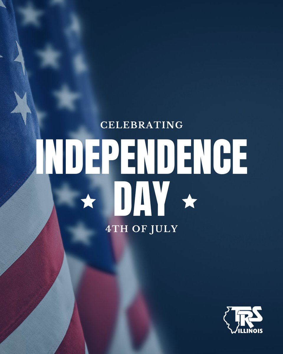 ILLTRS's tweet photo. Today we celebrate the freedoms and opportunities that make America strong, including the dedicated educators who shape our nation's future every day.

#IndependenceDay #July4th #Illinois #TRSIL https://t.co/fMCQ0LwJpg
