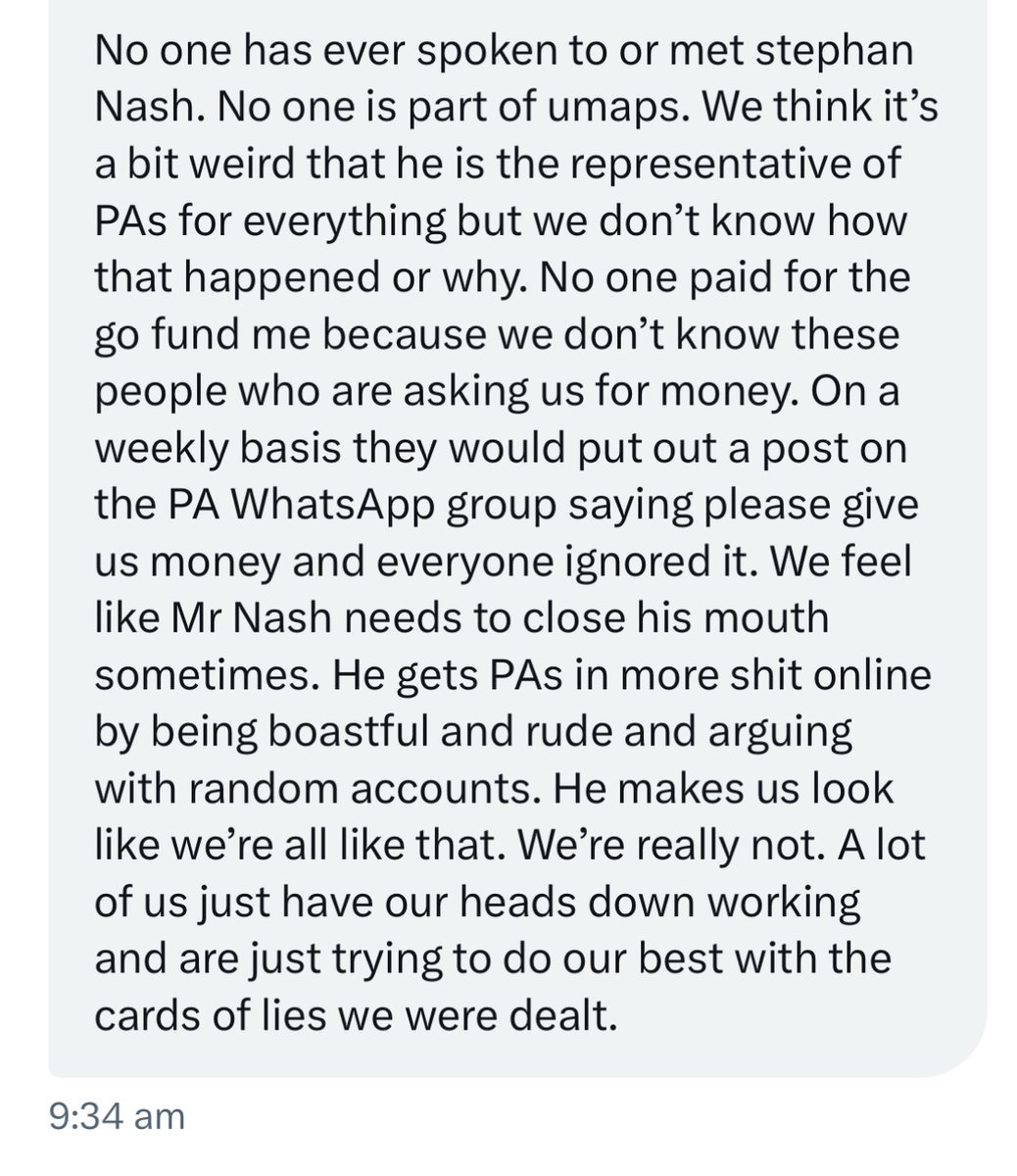 🏴‍☠️ Look at this excellent insight from one of the Physician Associates who were sold a big lie to join the quackery PA course:

An old American dude delivered a careers seminar and made it look as if doctors had asked for PAs to come in and help! 💀

⭕️ They said the job market