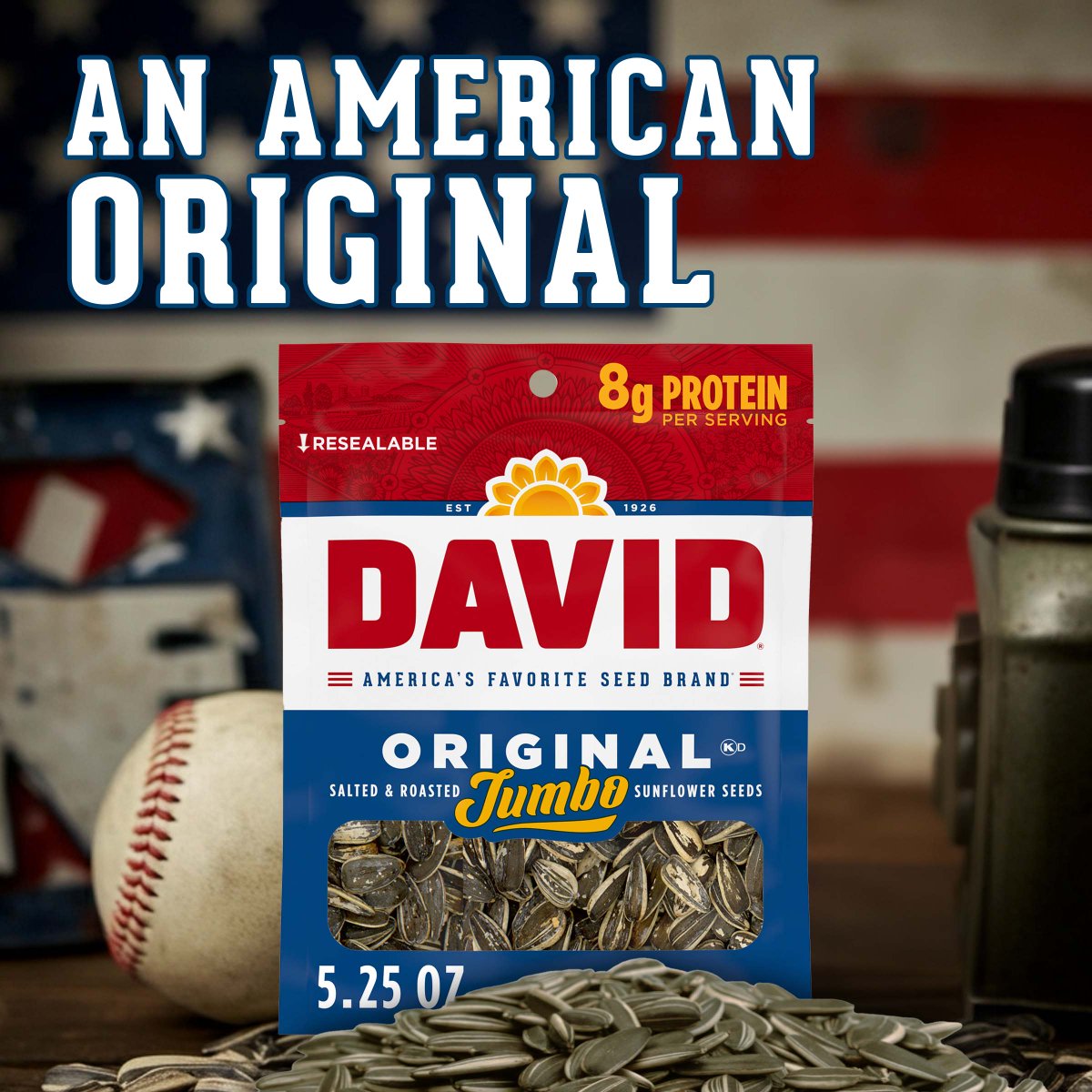 Davidseeds's tweet photo. An American original since 1926.
Grown here. Roasted here. Shared everywhere.
Happy 4th of July from DAVID Seeds🎇⚾ https://t.co/HZXMPJNdkA