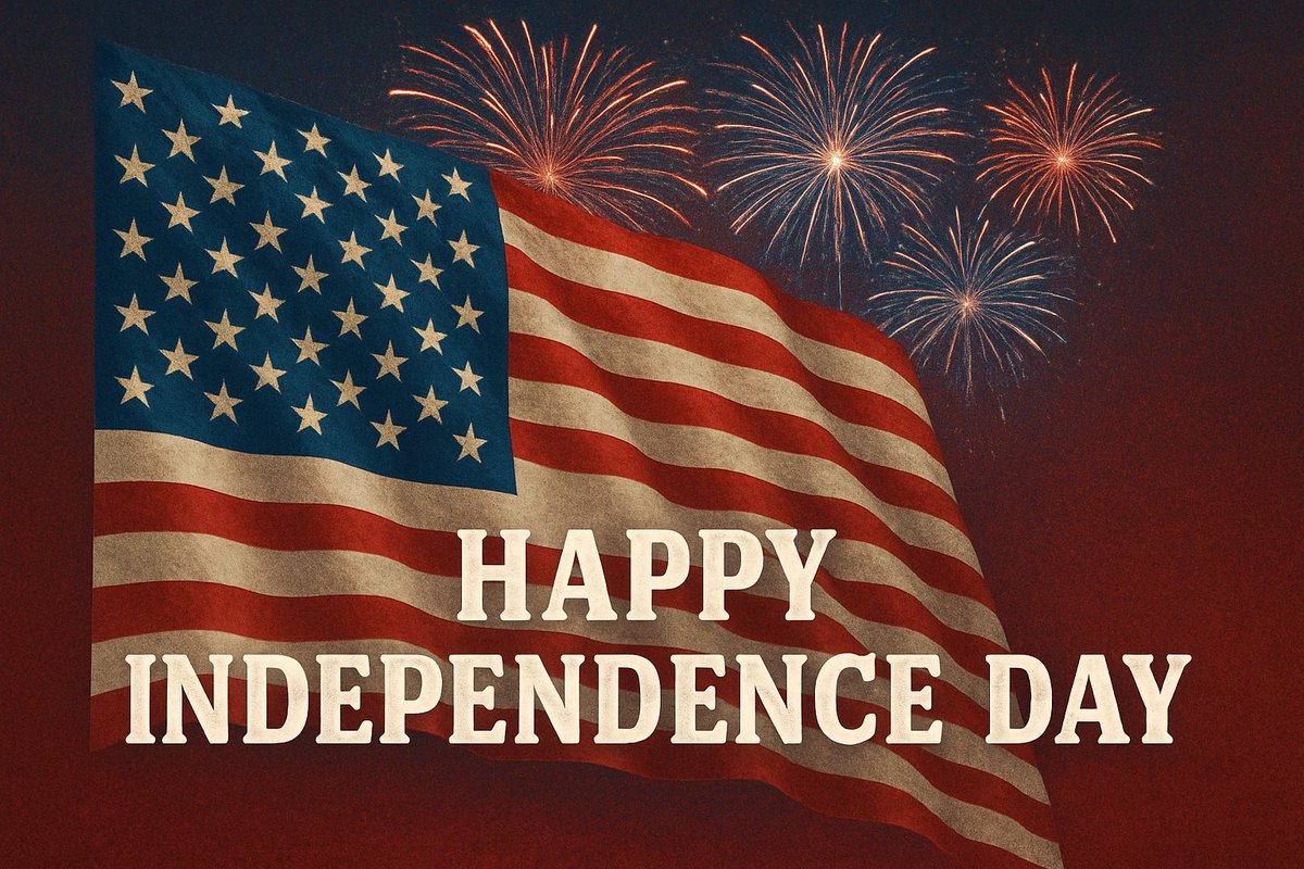TresaHowell4WV's tweet image. Today we honor the birth of the United States of America — a nation built on courage, sacrifice, and the unyielding pursuit of liberty. May our flag always fly high, and may freedom always ring. Wishing you a proud and safe Independence Day. 🇺🇸 #GodBlessAmerica