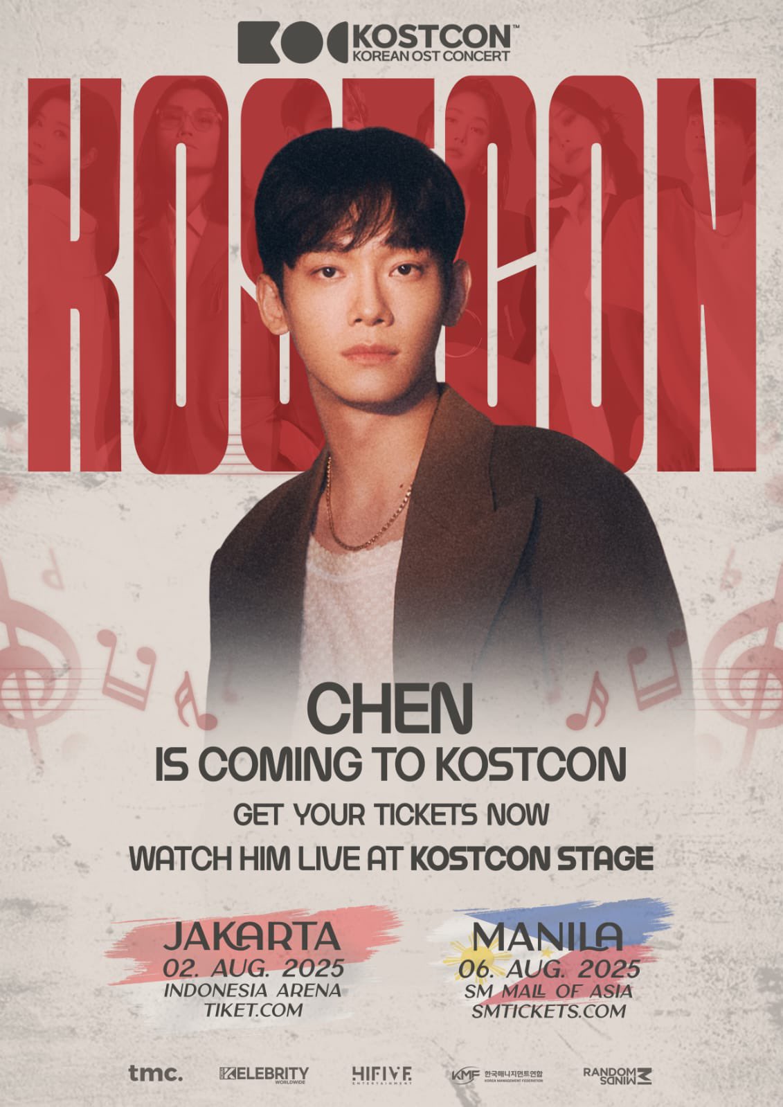 Banner CHEN at the KOSTCON STAGE