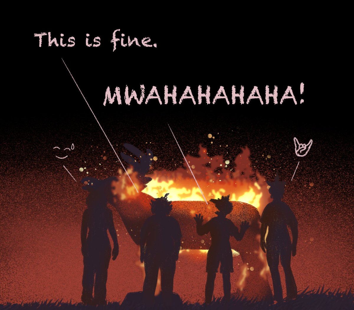 Vengesim1's tweet image. It's tough being the ride or die for a chaos gremlin.
#LostRecords