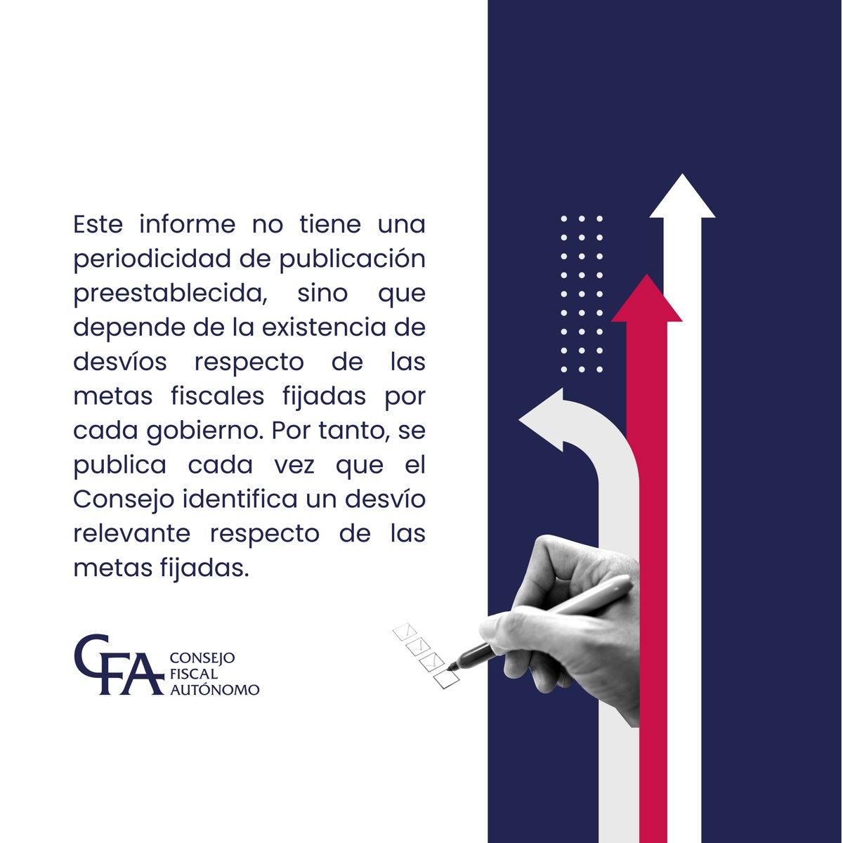 CFA te explica 📊 | ¿Sabías que cada gobierno debe presentar al inicio de su periodo una “hoja de ruta” en materia de finanzas públicas? Esto se traduce en la publicación de un decreto de política fiscal en el que se establecen metas anuales de Balance Estructural y se fija un