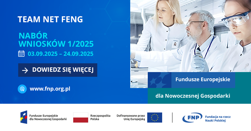 FNP_org_pl's tweet image. 📣 120 mln zł na współpracę naukową i innowacyjne projekty B+R w obszarze zdrowia, środowiska i przemysłu 4.0 - ogłaszamy planowany nabór wniosków w działaniu TEAM NET finansowanym z programu #FENG. Szczegóły: 👉tinyurl.com/2ctrj9tm, #FunduszeUE, #badania, #rozwój, #UE