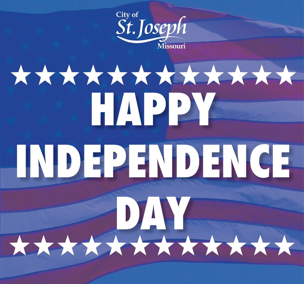 Happy Independence Day from the city of St. Joseph! In observance of the 4th of July, city offices will be closed on Friday, July 4, with the exception of:
Remington Nature Center - Open
Aquatic Park - 11:30am-2:30pm