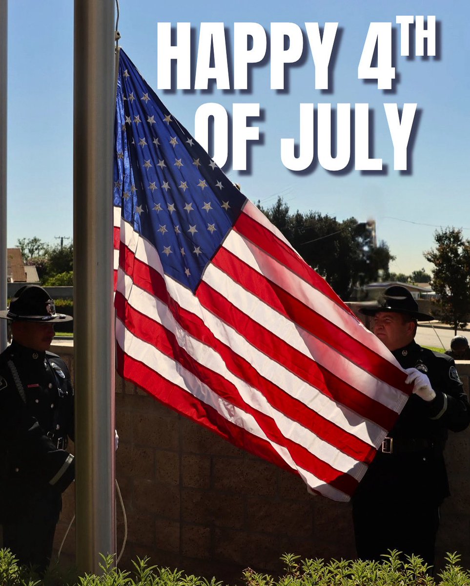 UplandPD's tweet image. 🇺🇸 Happy Birthday, America! 🇺🇸
Wishing everyone a happy and safe Independence Day! 🎇
As you celebrate, please remember that all fireworks are illegal in Upland.
Last thing… it’s hard to celebrate this glorious day of freedom if you’re locked up for DUI. Drive sober and…