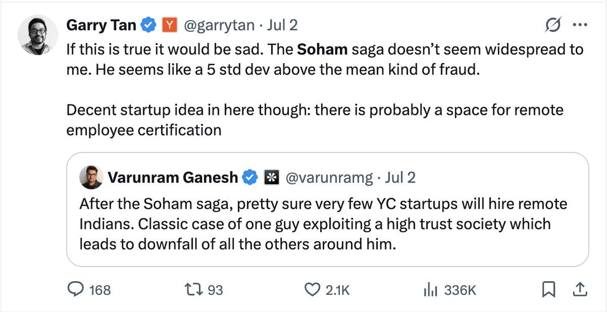 siddhantmohan1's tweet image. “QodexAI has a toxic culture.”

That’s what one of our smartest hires said after just one week.

We’re fully remote:
But we run 2 scrums a day, plus 3–5 short syncs.
It’s intense. It’s fast. It’s team-driven.
He left.
We didn’t change a thing, because this pace wasn’t set by me.…