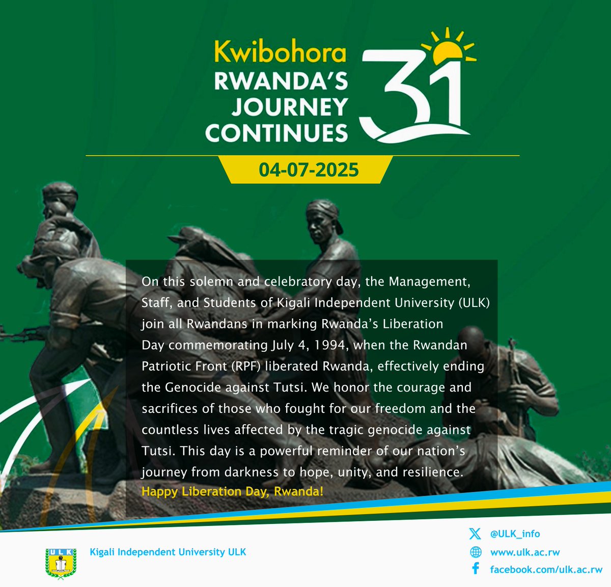 Kigali Independent University ULK (@ulk_info) on Twitter photo 