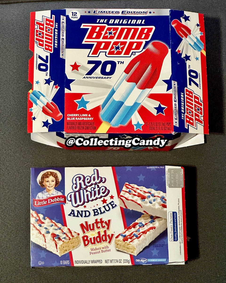 To quote Bill Pullman’s President Whitmore: Today, we celebrate our independence!

But for brands, it’s a celebration of the red, white and blue. More specifically, limited edition red white and blue packaging!

[To be fair, the classic Bomb Pop is always this color scheme. ]