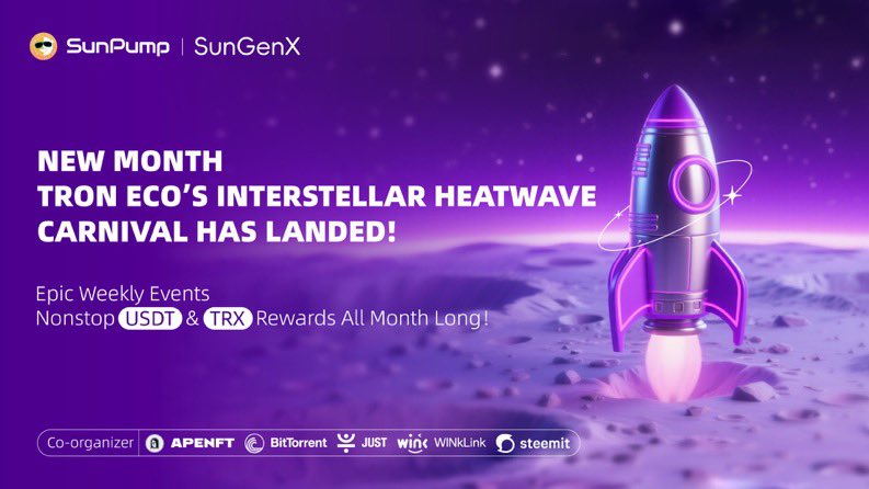 🔥 Welcome to July — TRON ECO is bringing the heat like never before!

The #SunPump summer wave is officially ON, kicking off a high-energy, community-powered celebration with SIX of the most legendary names in the TRON ecosystem:

🔹 <a href="/Agent_SunGenX/">SunGenX</a> – Meme chaos meets innovation