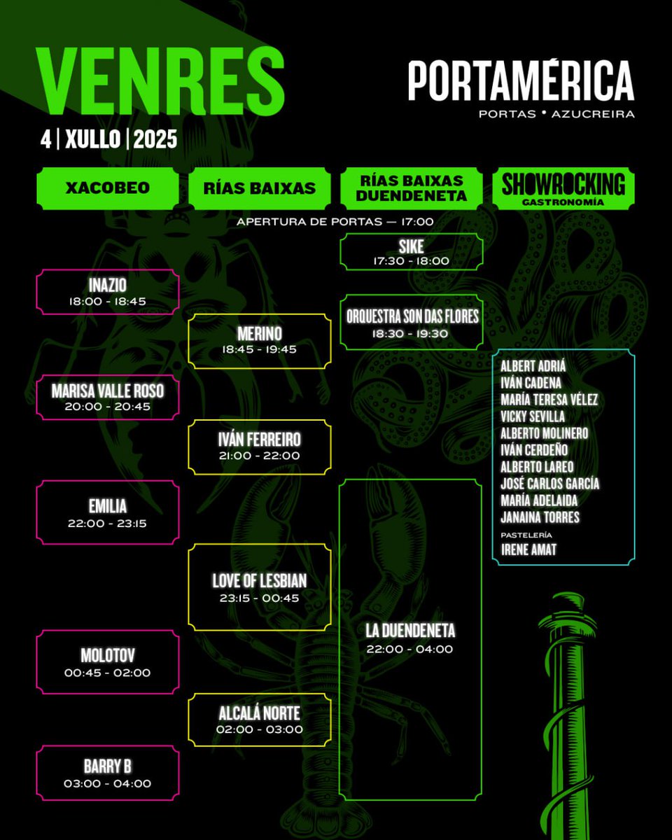 APejandro's tweet image. Vendo entrada Portamérica por non poder asistir. Abono de 2 días. 50€