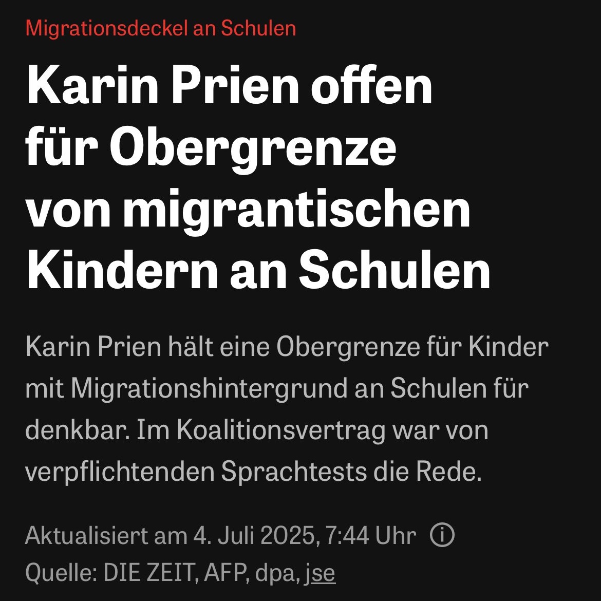 Kerem Schamberger (@keremschamberg) on Twitter photo Meine Obergrenze für den rassistischen Müll von Karin Prien ist schon längst erreicht. Meine Obergrenze für den rassistischen Müll von Karin Prien ist schon längst erreicht.