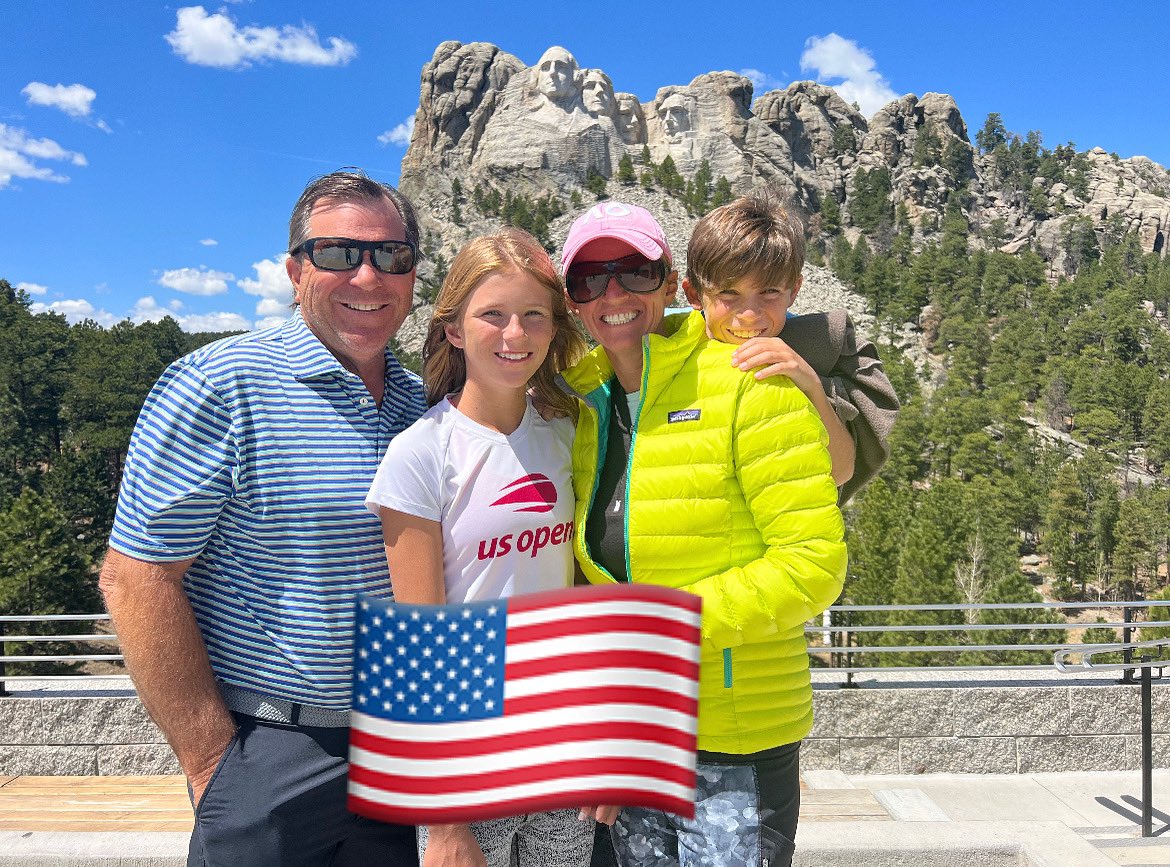 Happy Independence Day from the Krieks! <a href="/johankriek/">Johan Kriek</a> and <a href="/realdonaldtrump/">Donald J. Trump</a> are still undefeated in doubles :) Included in the post is also a throwback to a 2023 Kriek family trip to Mount Rushmore. Have a wonderful July 4th celebration! 🇺🇸🎾🇺🇸 #JohanKriek #DonaldTrump